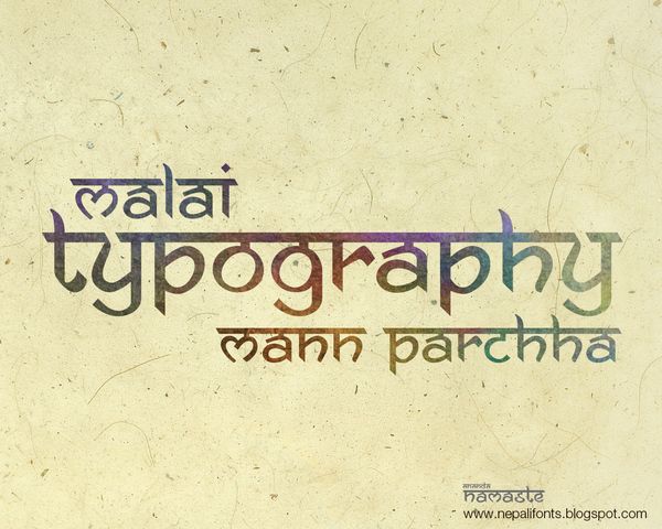 hindi font english style download